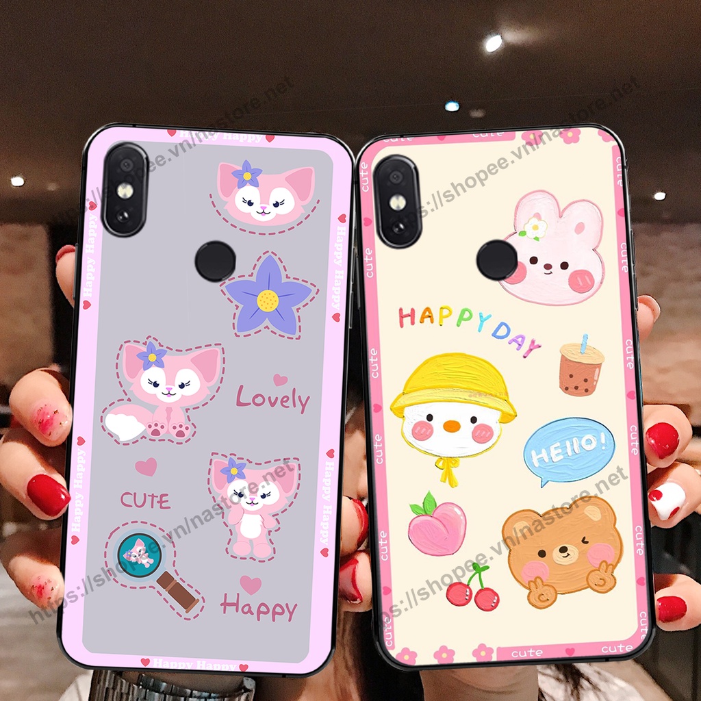 Ốp lưng Xiaomi Mi 8 / MI 8 SE / Mi 8 Lite cute, hoạt hình 3d đáng yêu cute giá rẻ