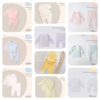 [ Nous ]Bộ đồ sơ sinh  cai cheo’ cho bé yêu ( 3-5.5kg)