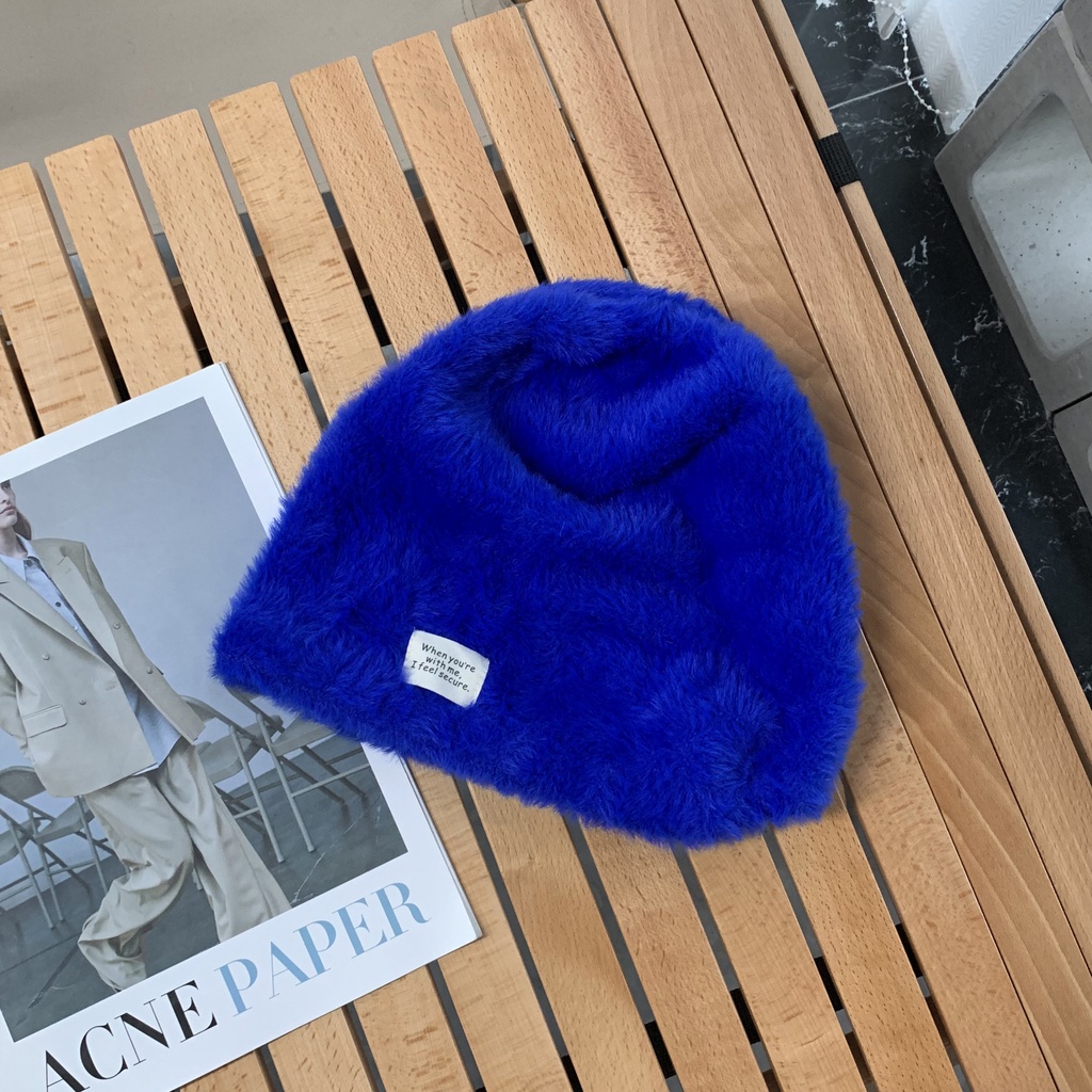 Mũ Len Trùm Đầu Dày Dặn Giữ Ấm Tai Phong Cách Hàn Quốc Thời Trang Thu Đông 2022