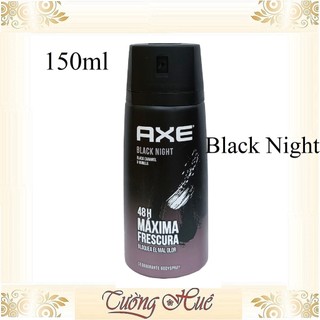 Xịt Ngăn Mùi Dành Cho Nam AXE BLACK NIGHT Bodyspray - 150ml