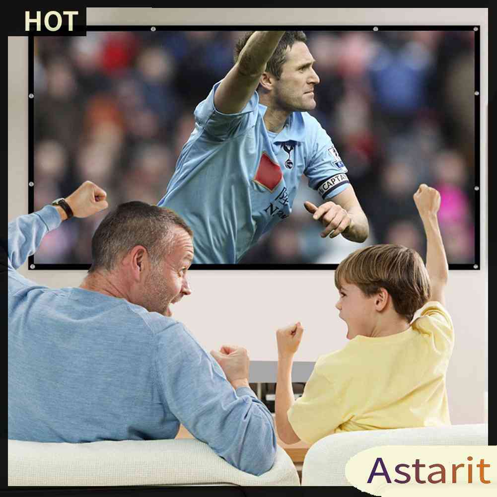 Màn Hình Máy Chiếu HD 60 72 84 100 120 150 inch Tỉ Lệ 16: 9 Chất Lượng Cao