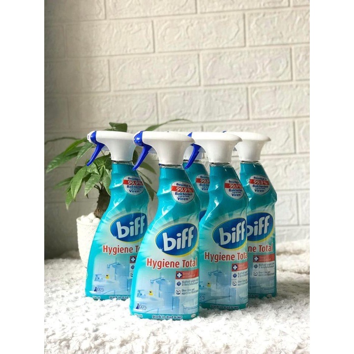 Chai xịt tẩy nấm mốc Biff Hygiene Total diệt 99% vi khuẩn