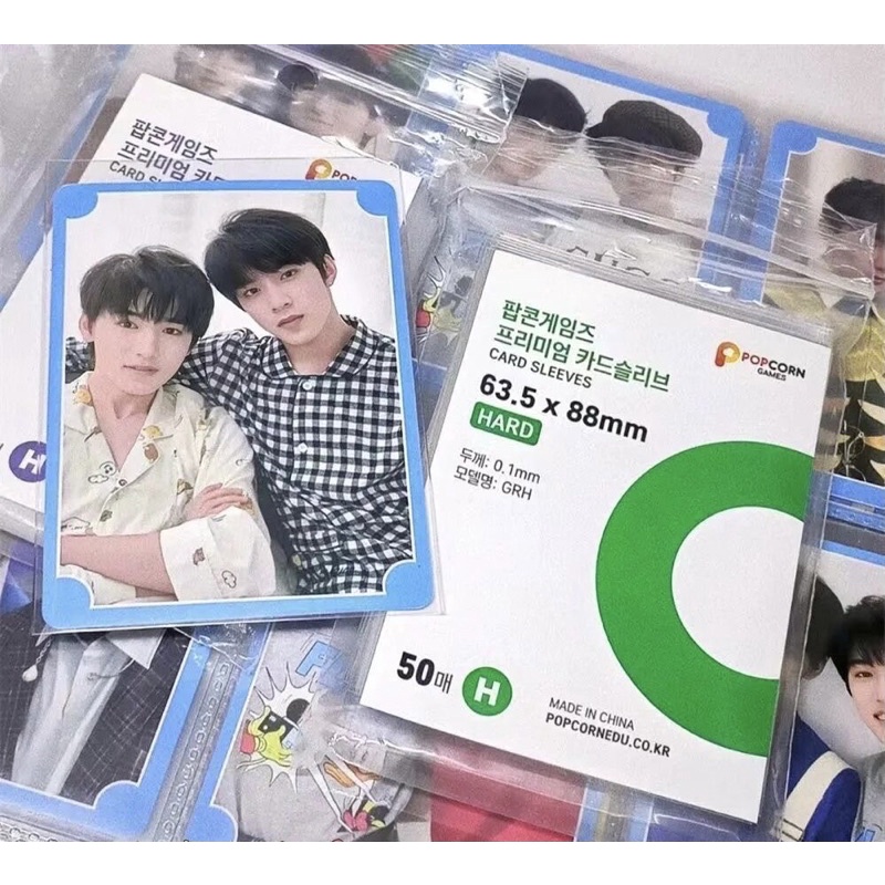 Set 50 sleeve bọc card bo góc siêu dày