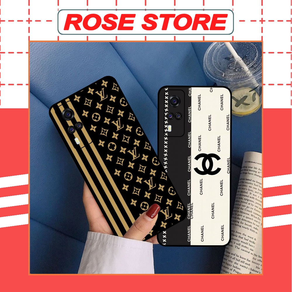 Ốp Vivo Y51 2020 / Y51s / Y72 5G / Y53s in hình thương hiệu thời trang cá tính LV,GC...