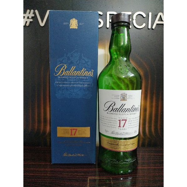 Vỏ chai rượu balltine's finest, 12, 17, 21, dụng tích 700ml