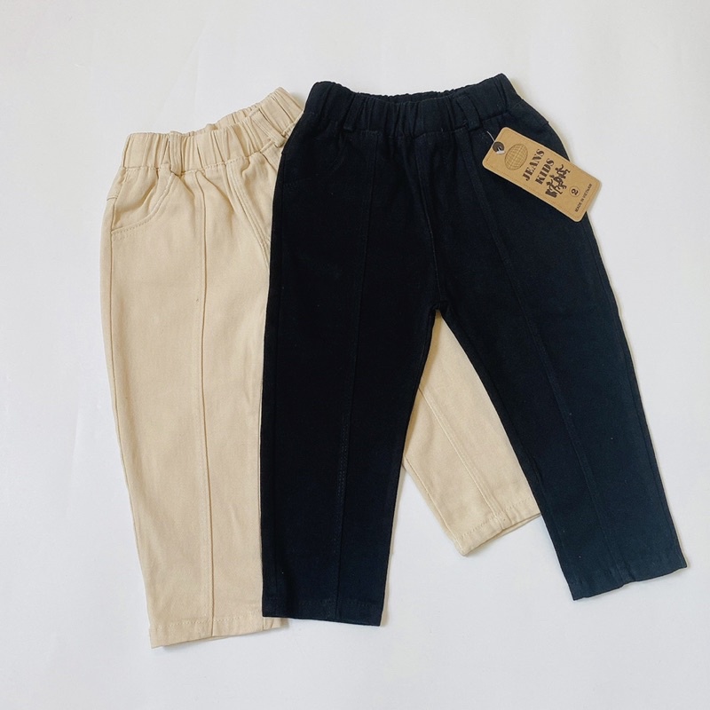 Quần dài cho bé trai, bé gái 8-30kg, chất Kaki mềm đẹp, thiết kế 4 túi lên phom siêu đẹp.