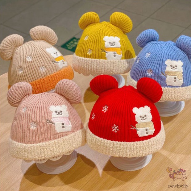 Mũ Dệt Kim Bảo Vệ Tai Phong Cách Hàn Quốc Dành Cho Bé Trai Và Bé Gái