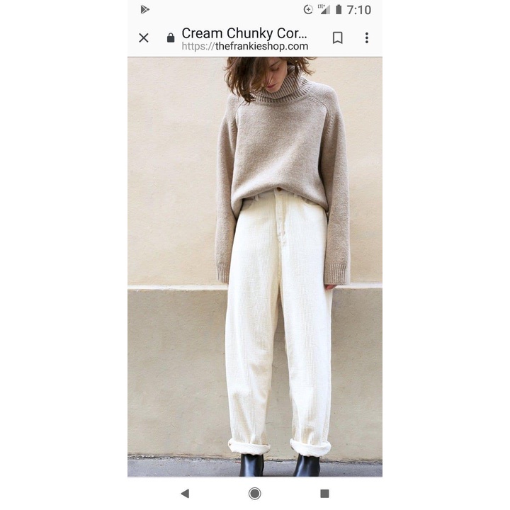 Vải Nhung tăm thô 100% cotton - Dày vừa co dãn