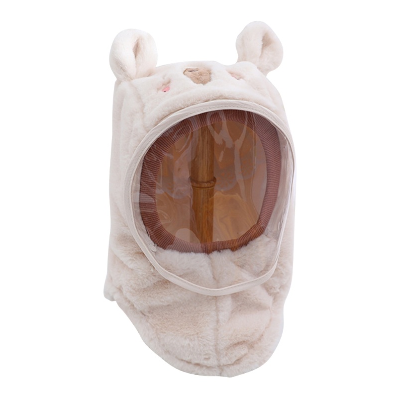 Bộ Nón + Khăn Choàng Cổ Dày Dặn Chống Gió Chống Giọt Bắn Dành Cho Bé Vào Mùa Đông