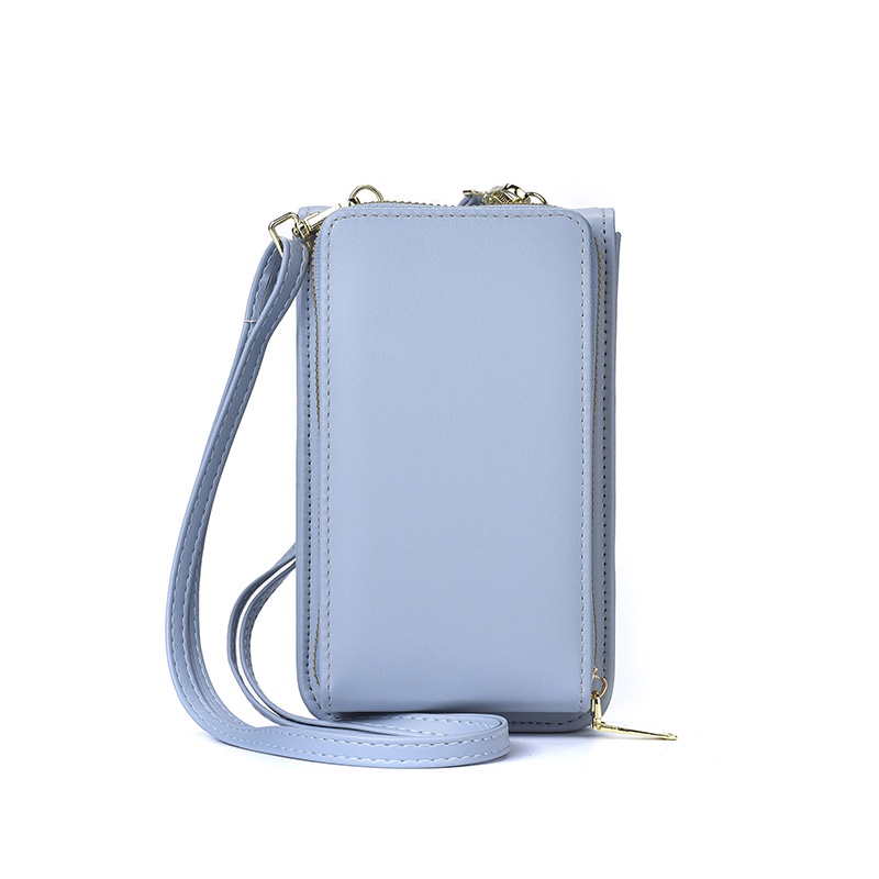 Ielgy Túi Đeo Chéo Đựng Điện Thoại Màu Xanh Dương Tiện Lợi Chất Lượng Cao Cho Nữ