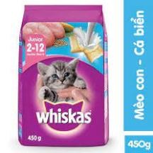 thức ăn cho mèo con whiskas junio 450g