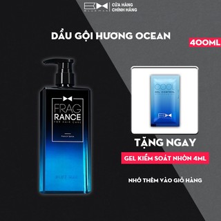 Dầu Gội Nam Nước Hoa BLUEMAN Hương Ocean, Mát Lạnh Sảng Khoái, Ngăn Ngừa Gàu, Kiểm Soát Nhờn ZL336 - 400ml