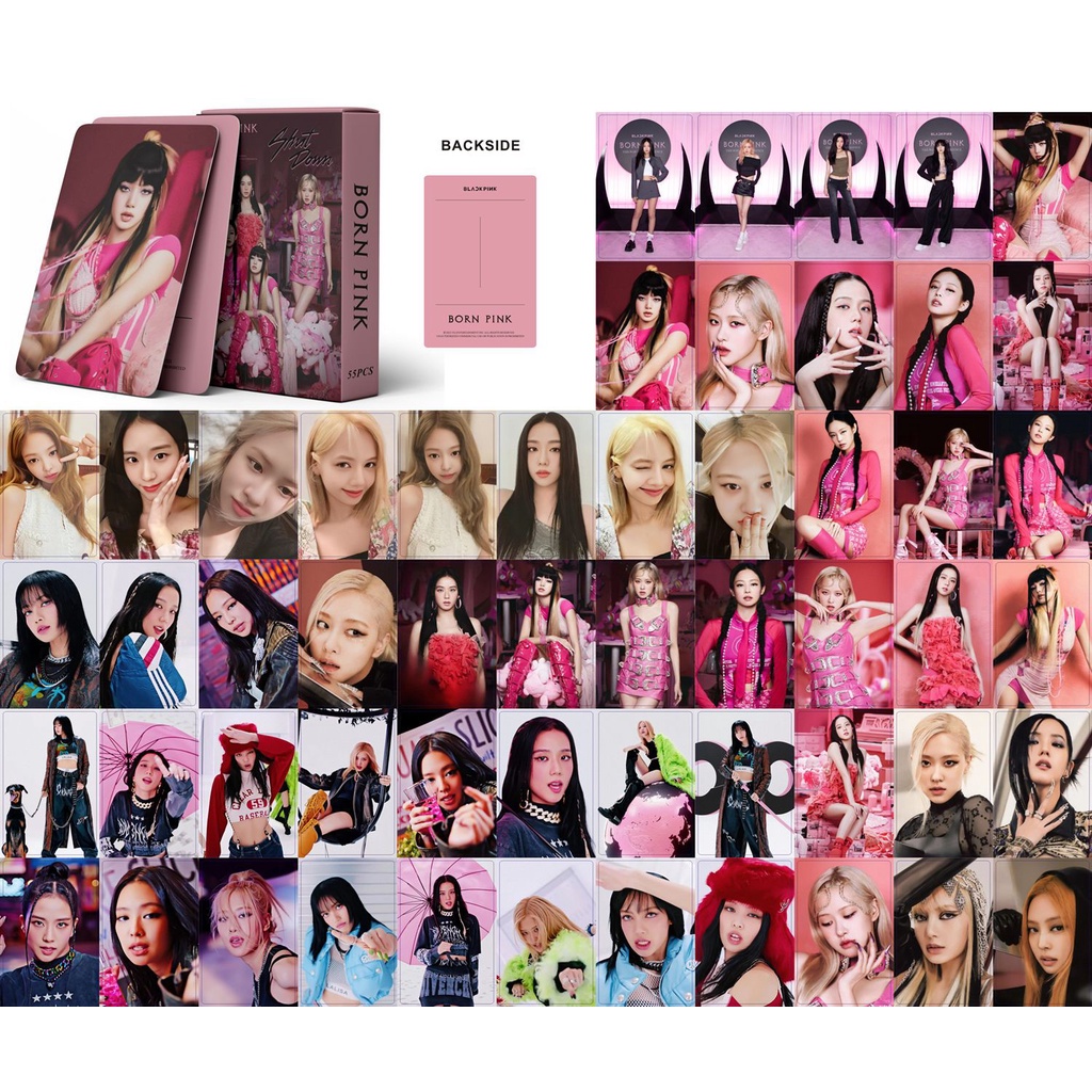 Mua 54 Lomo Card Blackpink Born Pink kpop Lisa, Jennie, Jisoo, Rosé bo ...