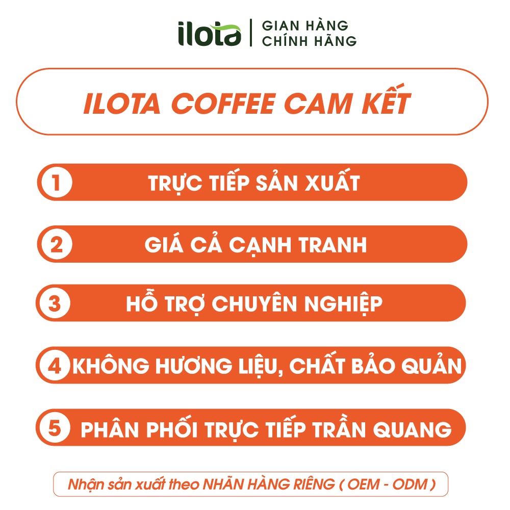 Cà phê sữa hòa tan 3in1 ARABICA cao cấp Trần Quang đậm vị 21 bịch x 24 gói