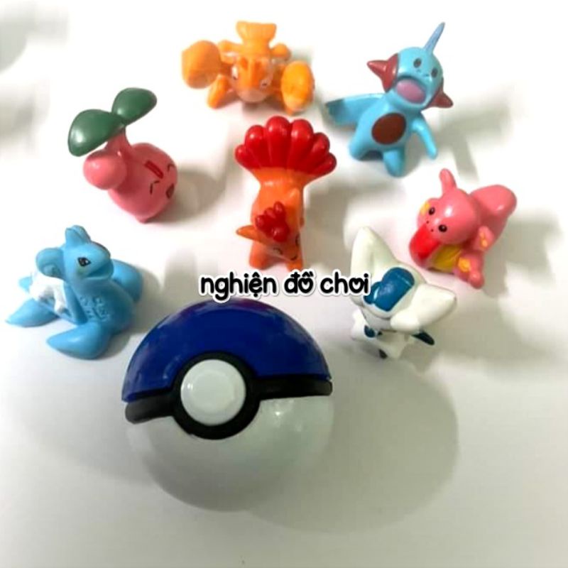 Quả cầu POKEMON 3,5cm + mô hình Pokemon mini.