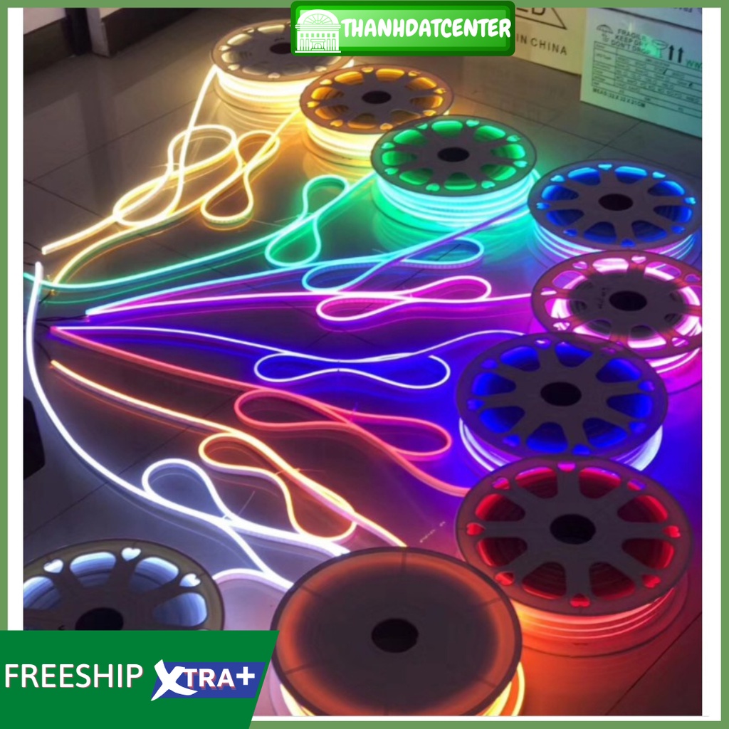 Cuộn 5m Dây Đèn Led Neon Tạo Hình Uốn Chữ Cực Đẹp