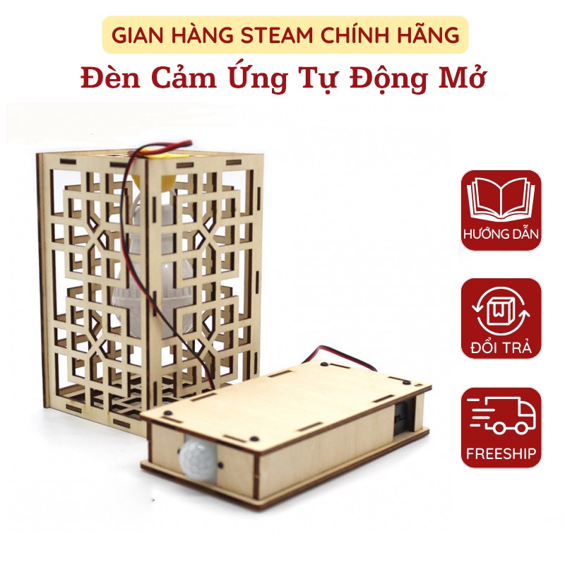 Đèn Cảm Ứng Tự Động Mở - Đồ Chơi Lắp Ráp Thông Minh