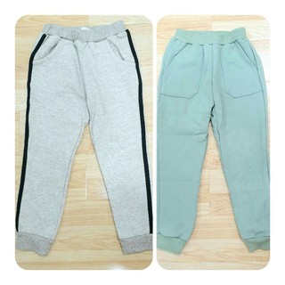 Quần cotton lót bông mỏng xuất Hàn dư, Owleybarn
