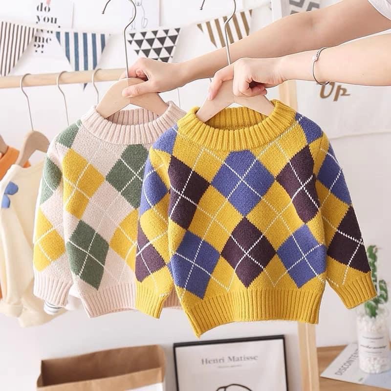 Áo len trẻ em bé trai, bé gái hàng quảng châu cao cấp tuyển chọn đủ size 8kg- 45kg