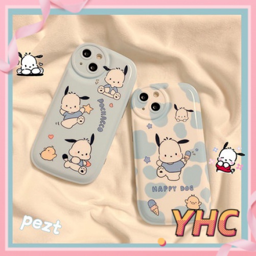 ốp iphone  Silicon Mềm Hình Cún Dễ Thương Cho Iphone6 6splus 7 7plus 8 8plus XR x xs 12 11 pro max plus 13 promax-5001