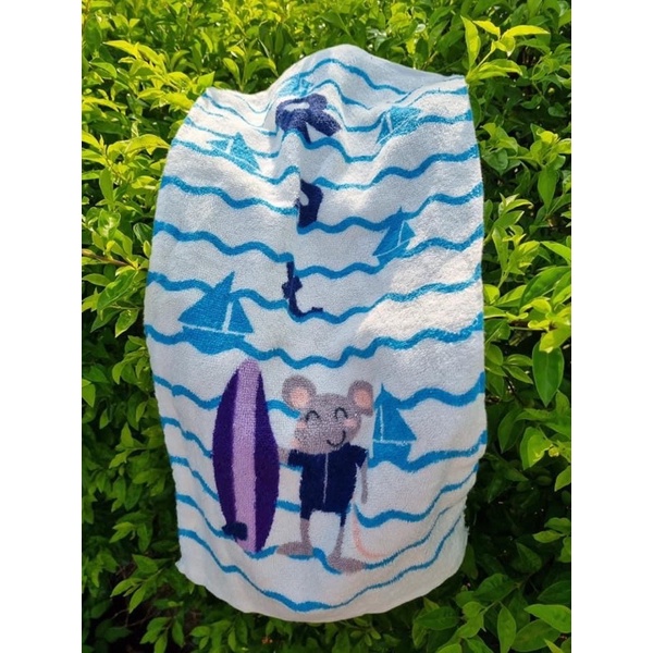 Khăn mặt cotton hình thú 25x50cm