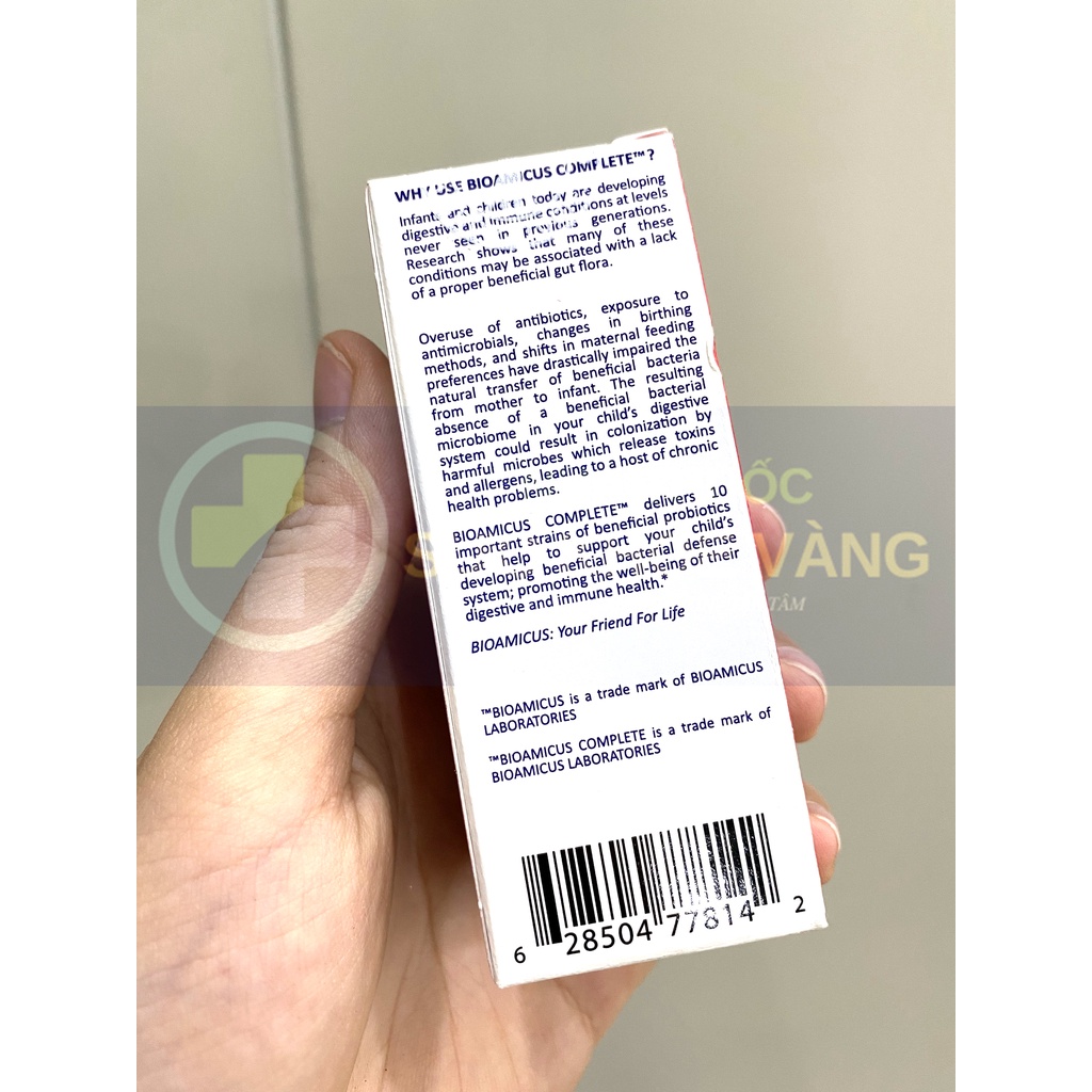 Men vi sinh 10 chủng BioAmicus Complete 10ml