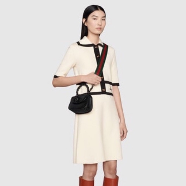 Túi xách đeo chéo nữ hàng hiệu xuất dư Quai Tre size 22cm túi cầm tay đi tiệc sang chảnh phong cách hotgirl