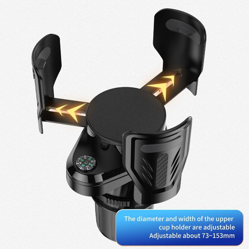 DARNELL Giá Đỡ Cốc Nước Bằng ABS Đa Năng Tiện Dụng Cho Xe Hơi