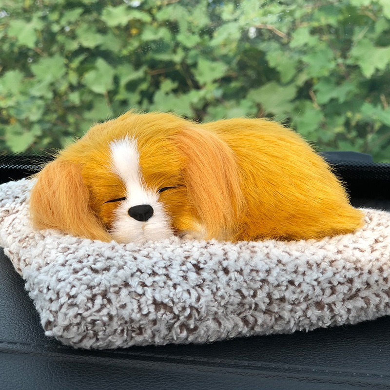 Thú bông CÁO TRẮNG GIỐNG THẬT 99% chó mèo sói gấu lõi than hoạt tính lọc không khí khử mùi trang trí xe hơ