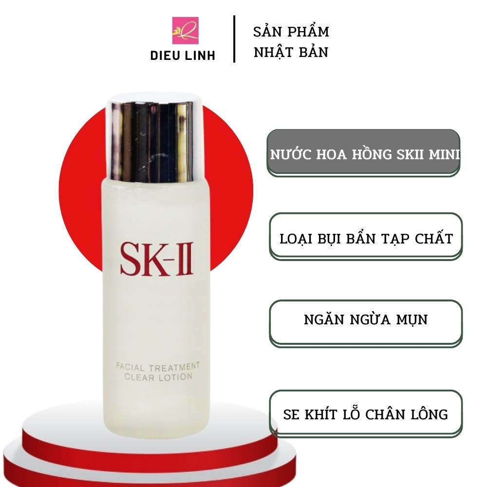Nước hoa hồng SKII Facial Treatment Clear Lotion 30ml SK-II cao cấp se khít lỗ chân lông sk2 sạch bã nhờn cân bằng độ ẩm