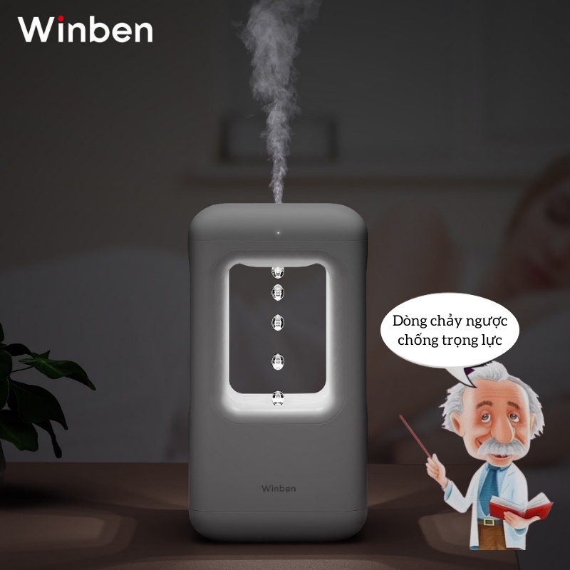 Máy phun sương tạo ẩm Xiaomi Youpin Winben 500ML máy phun sương không trọng lực tích hợp đèn ngủ | BigBuy360 - bigbuy360.vn