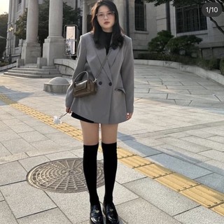 Tất vớ đùi giả boot sang chảnh, tất vớ đùi dày dặn dai mịn học sinh siêu phẩm style hàn quốc loại 1 cotton