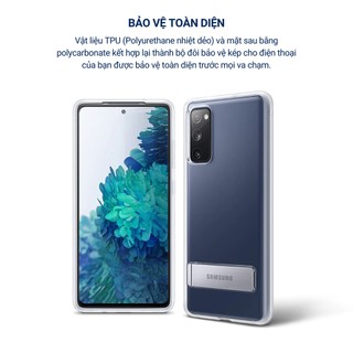 [Chính hãng] Ốp Clear Standing Cover dành cho Galaxy S20 FE (Fan Edition)