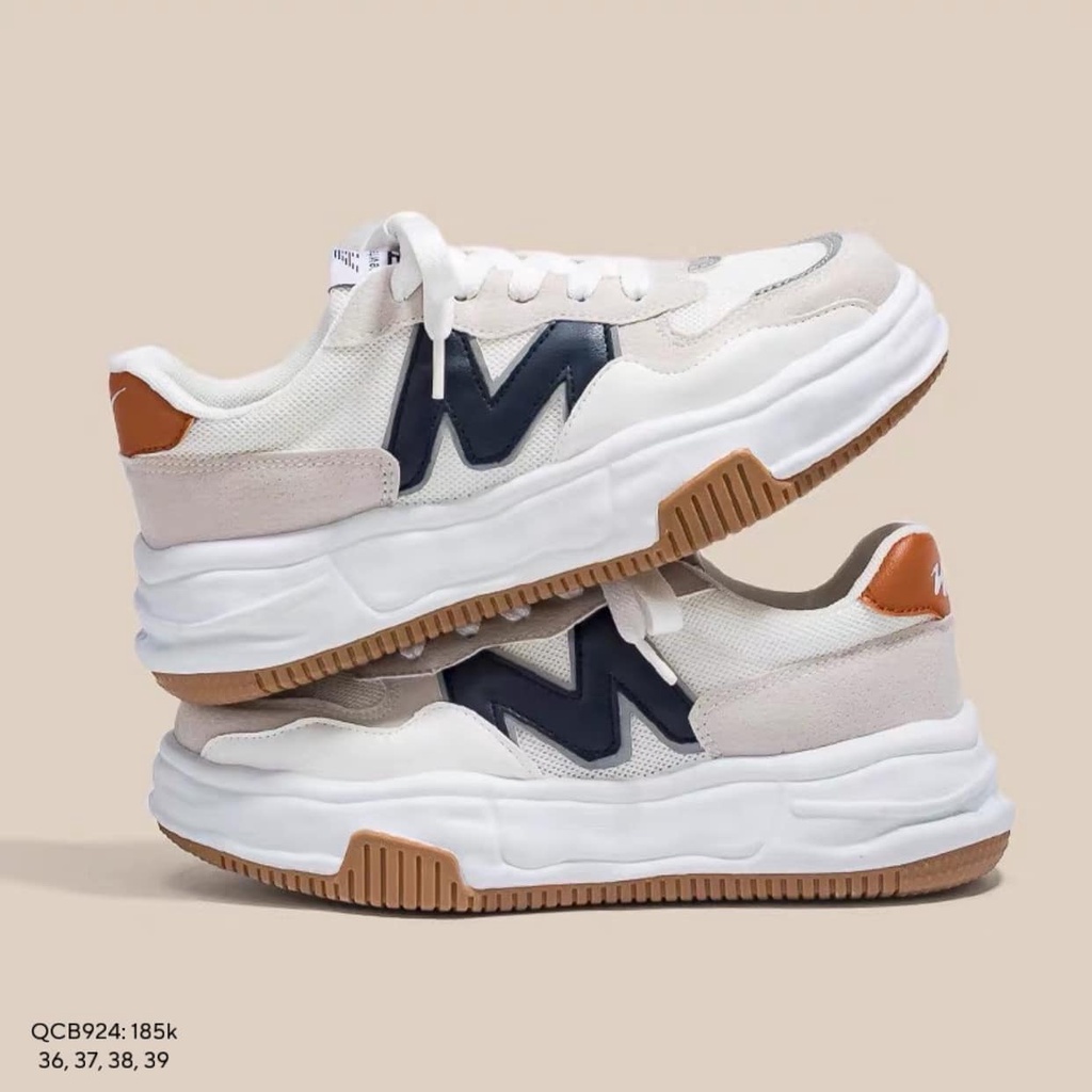 Giày sneaker phối màu chữ M CHIBEST QCB924