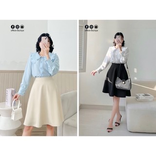Chân váy xòe midi ngang gối Meow Boutique
