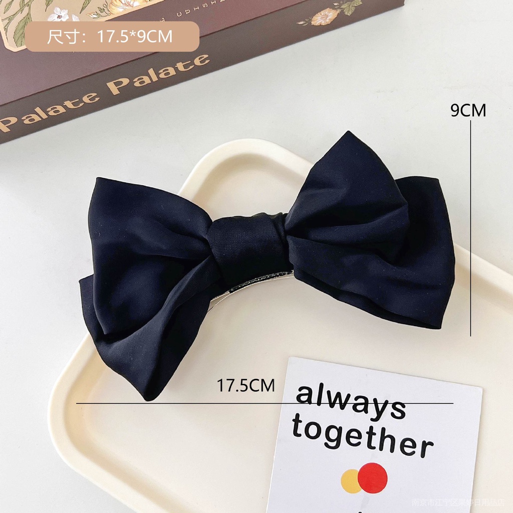 Kẹp Tóc Đuôi Ngựa Bằng Satin Cao Cấp Thời Trang 2022