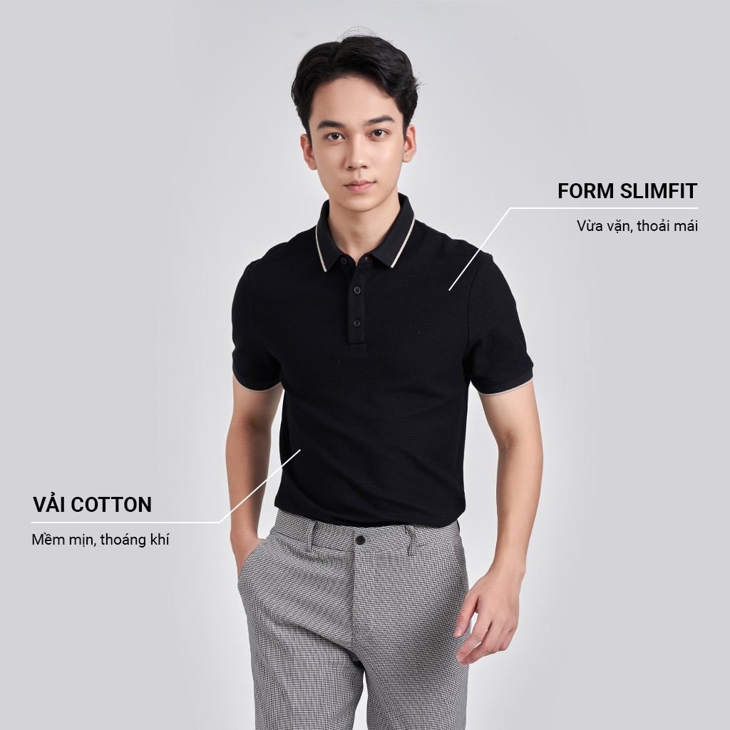 Áo Polo Nam KRIK Form Slimfit, Chất Vải Cotton Co Dãn Thoải Mái Thiết Kế Basic Nam Tính Lịch Lãm PL0270