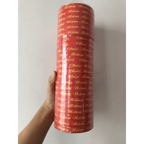 Combo 24 Cuộn Băng Keo In Chữ Chúc Mừng Năm Mới 1F2