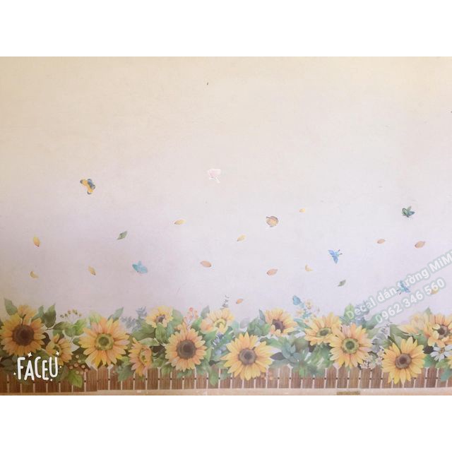 Decal dán chân tường nhiều hình