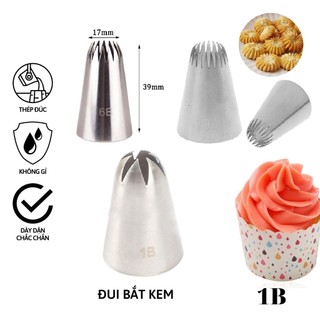 Đui bắt bông kem trang trí bánh bằng thép không gỉ #1B #6B #195 - bằng thép không gỉ 304 DIY Dùng trong Pha Chế