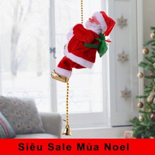  Ông Già Noel Leo Dây Leo Thang Ống Khói Nhảy Múa Đồ trang trí Giáng Sinh Combo Bộ Đồ Chơi Ông Già NOEL 