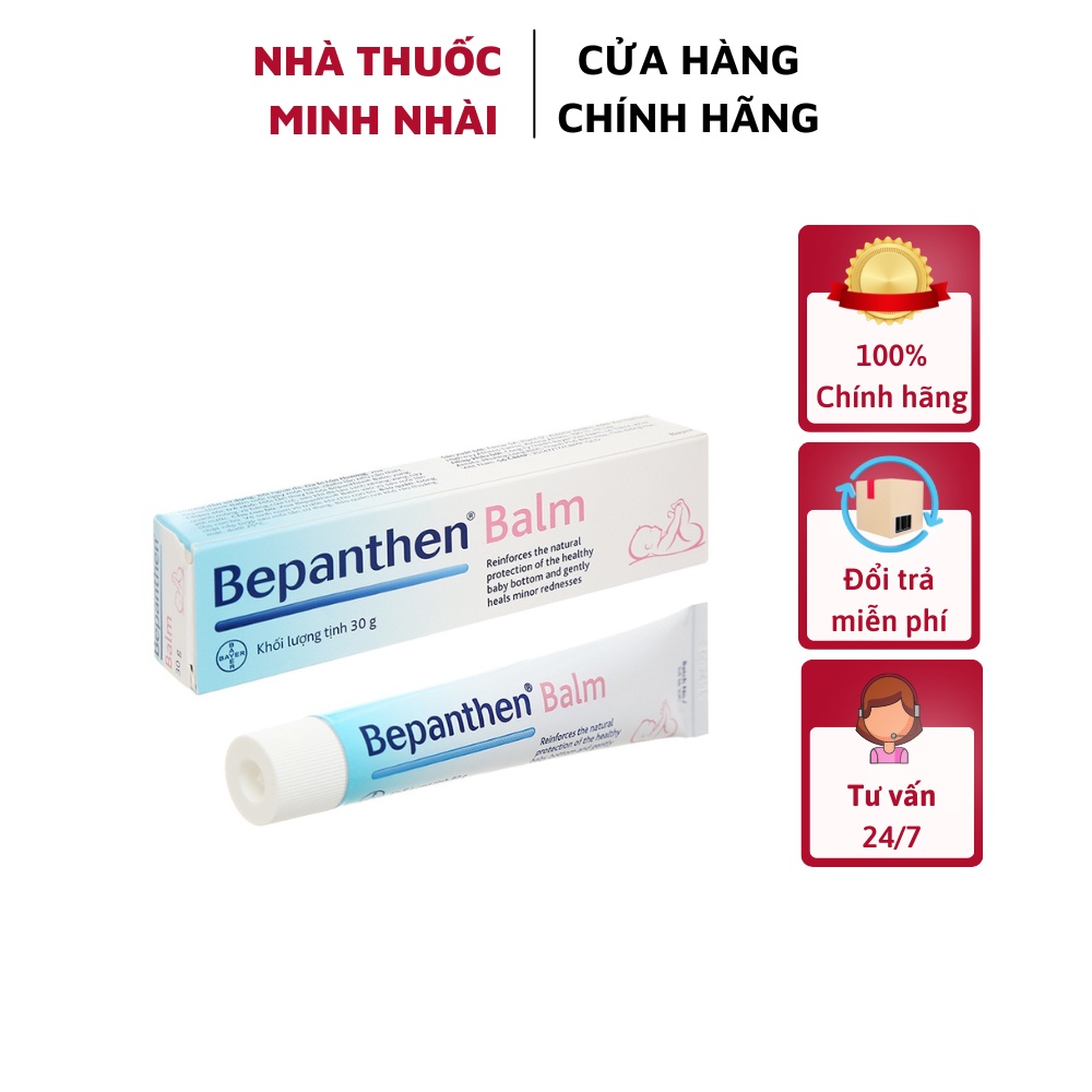Kem chống hăm Bepanthen Balm dạng kem mỡ - tuýp 30g