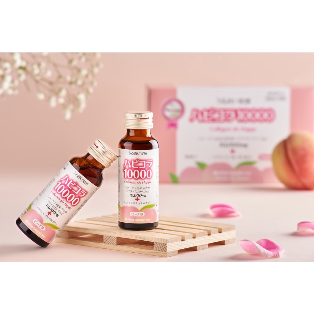 Collagen nước de happy 10,000mg hộp 10 chai Healthy care
