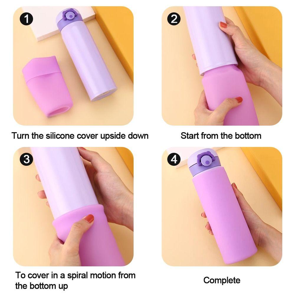 Vỏ Bọc Bảo Vệ Bình Nước Thể Thao Chống Trượt Tiện Lợi