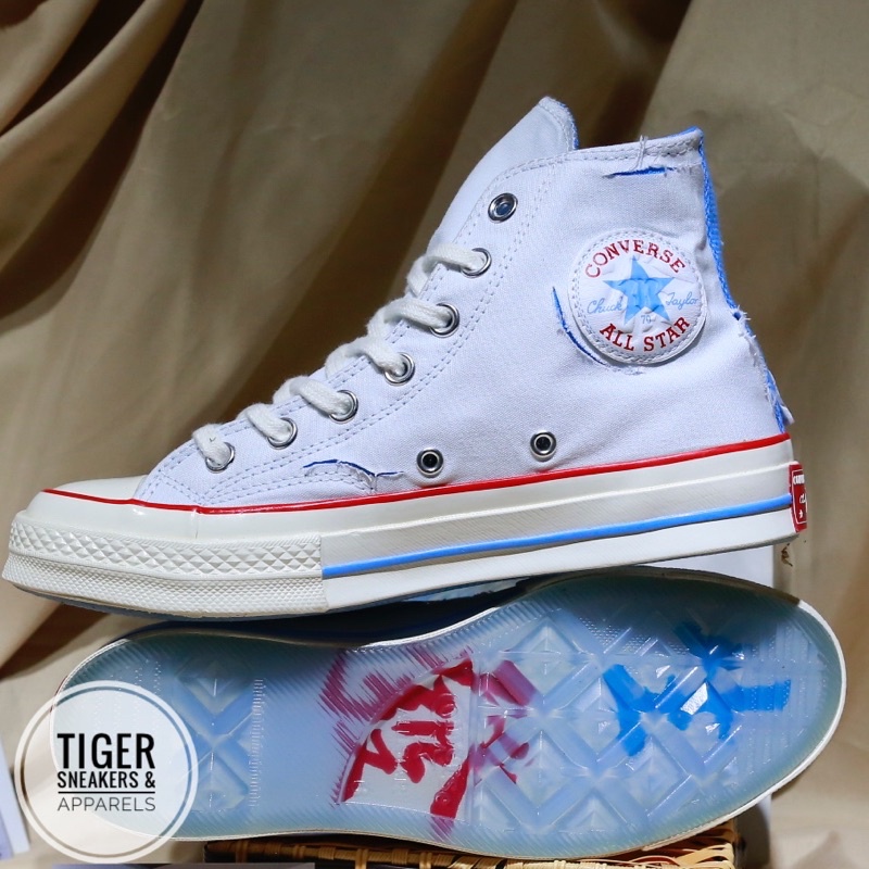 Tiger Sneakers - Giày Converse 1970s chính hãng cổ cao màu xanh | A04283C (CÓ TEM SIZE)