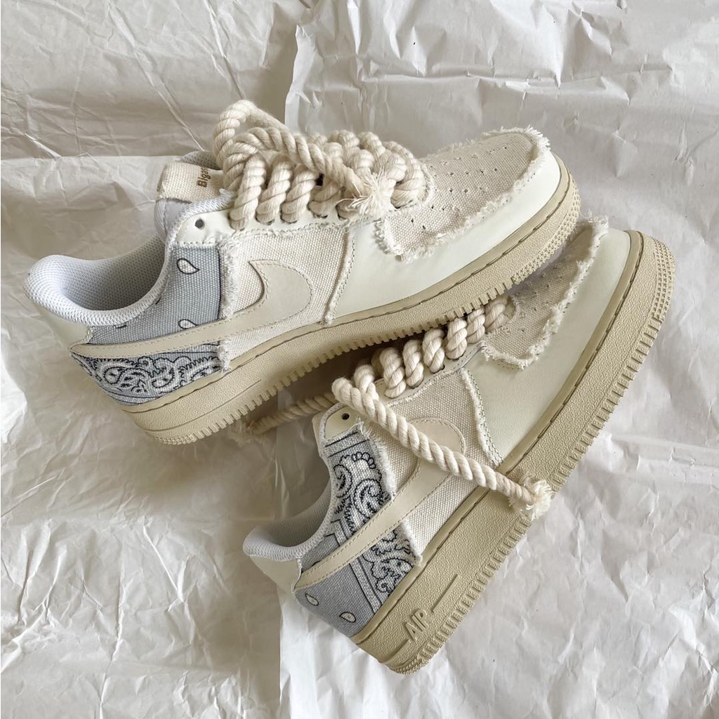 Giày _Nike_ Air Force 1 thổ cẩm, AF1 dây thừng Travis bigbag hàng SC trung bản Cao Cấp nam nữ, Full Box, bill hót 2022