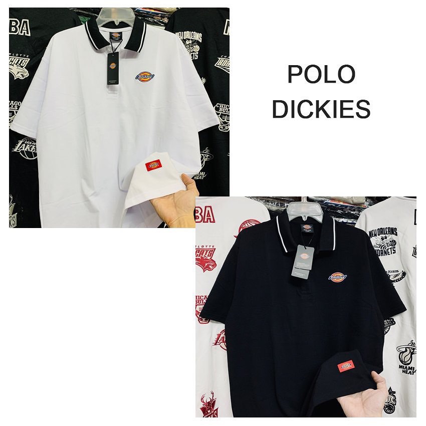 ÁO POLO DICKIES NAM NỮ CÓ CỔ TRỤ BẺ DỆT SỌC HOT TREND 2022
