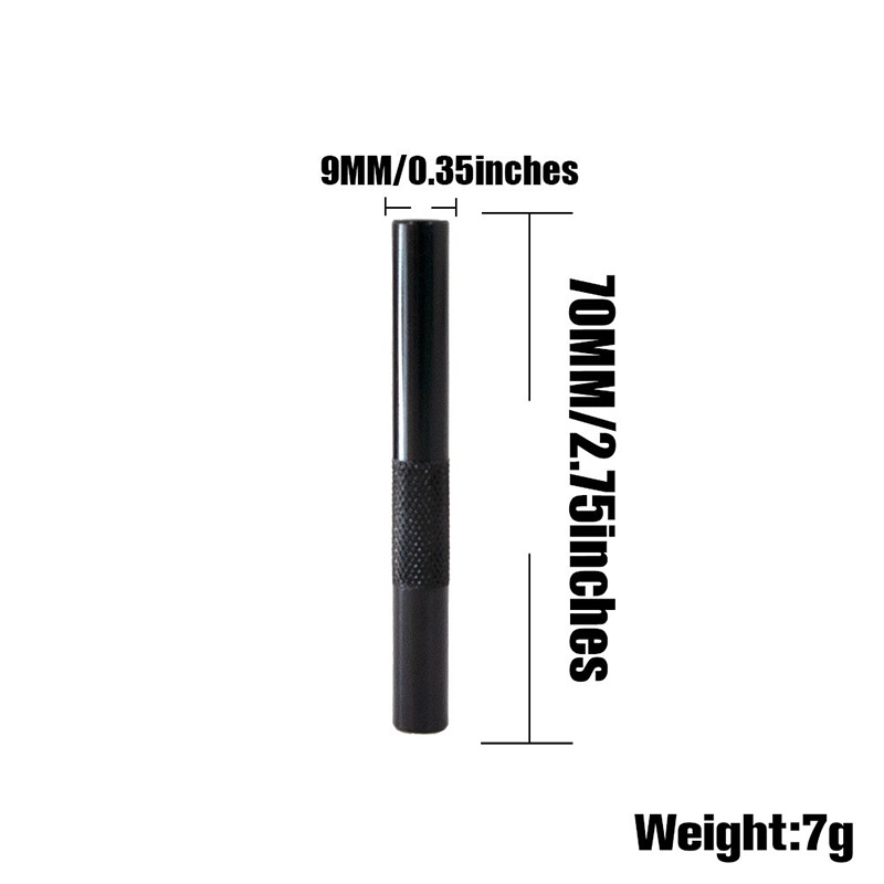 Set 3 Ống Thở Khói 70mm Bằng Kim Loại