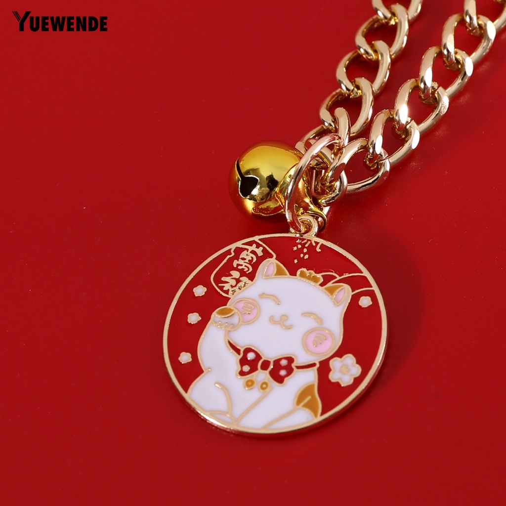 Vòng Cổ Họa Tiết Năm Mới Chống Mài Mòn Cho Thú Cưng