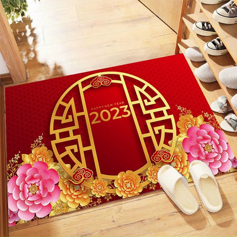 Thảm lau chân tết 2023  an khang nhiều mẫu.